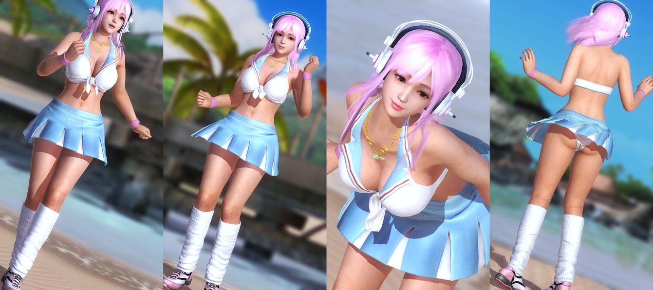 super sonico - cheer leader