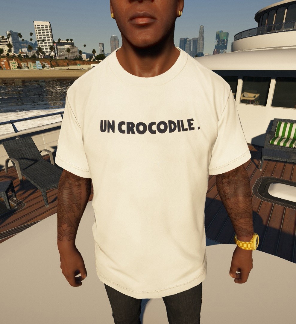 首页 所有mod 侠盗猎车手5 人物服装 t-shirt lacoste un crocodile