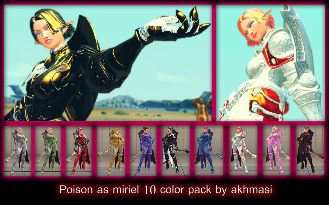 首页 所有mod 终极街霸4 人物美化 usf4 poison as miriel 10 color