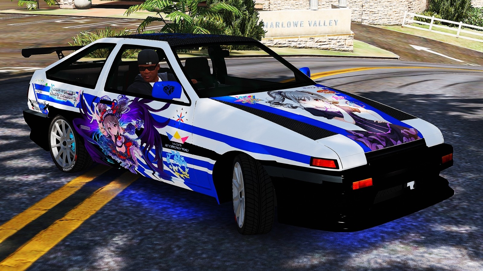 1985丰田短跑运动员trueno gt apex(ae86)itasha livery下载_v1.0版本