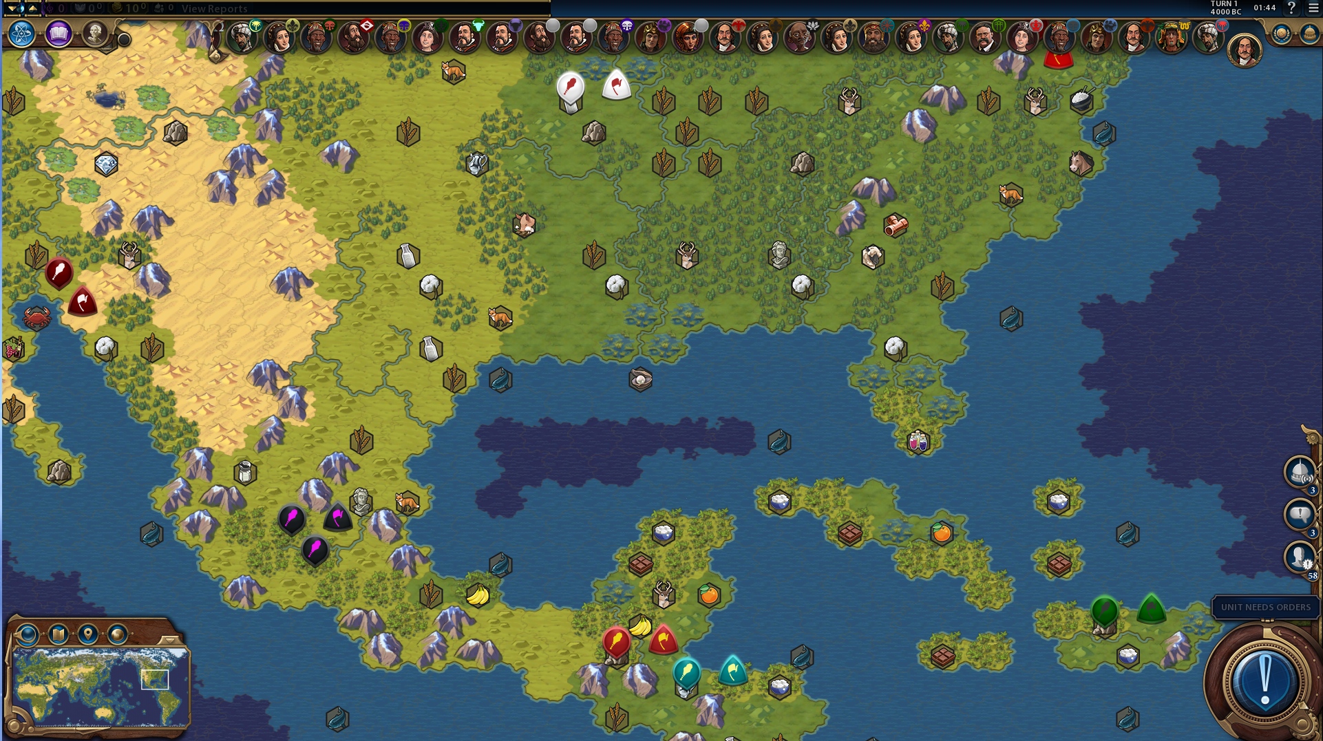 文明6v10世界地图alpha版mod