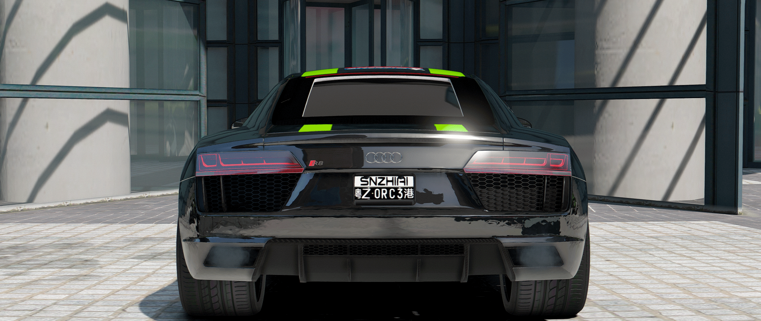 侠盗猎车5奥迪2017r8selfcontrolmodv12