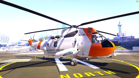 挪威海王直升机-SAR