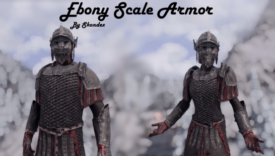 乌木鳞甲（独立） 4K  SE - Ebony Scale Armor SE