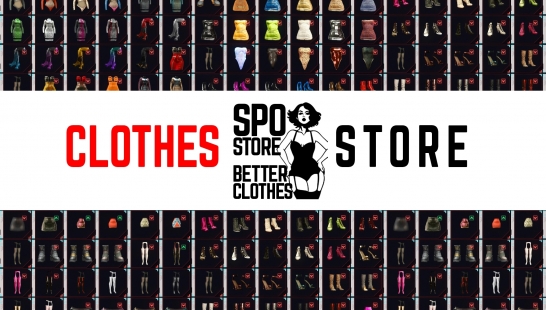 spawn0 - 服装和内衣商店与丝袜商店