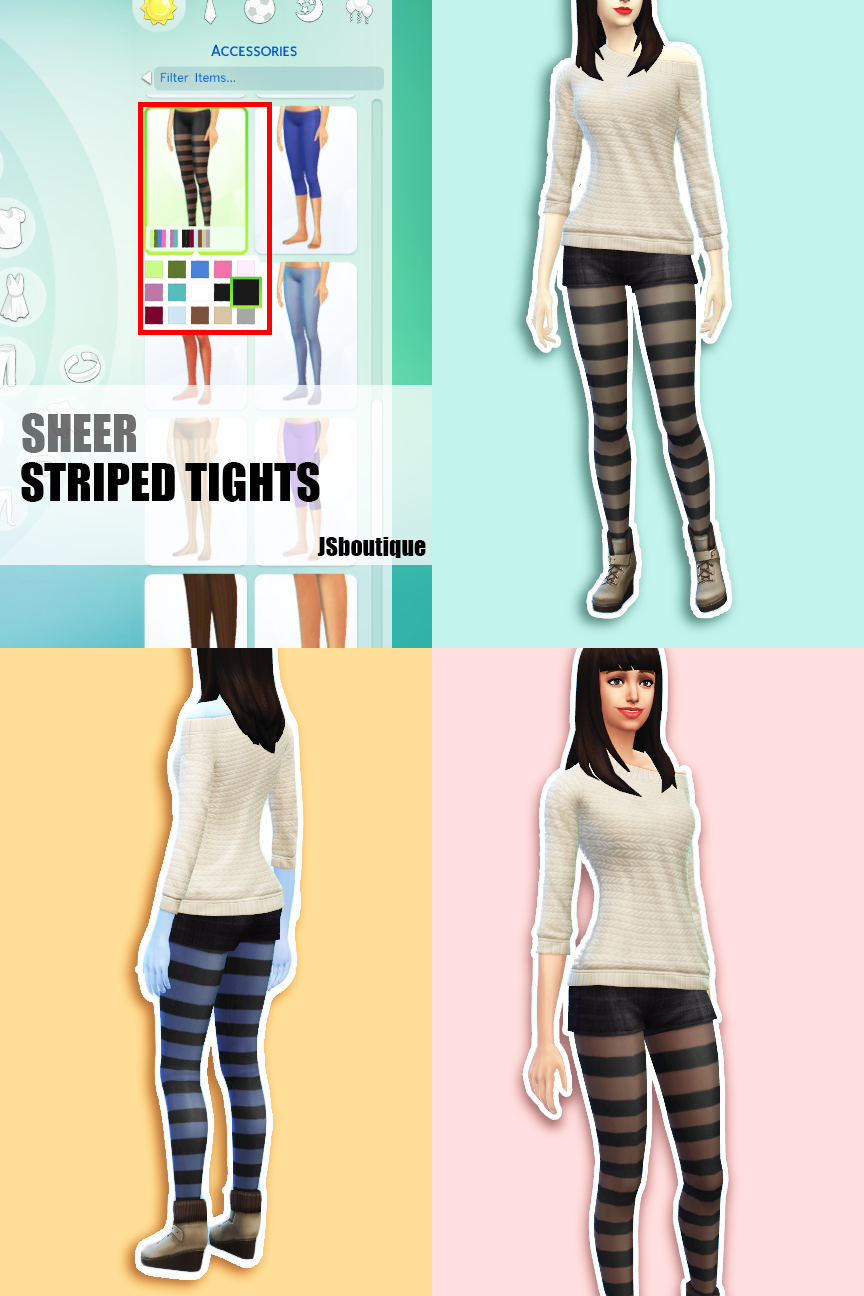 模拟人生4 裤袜&amp;打底裤合集