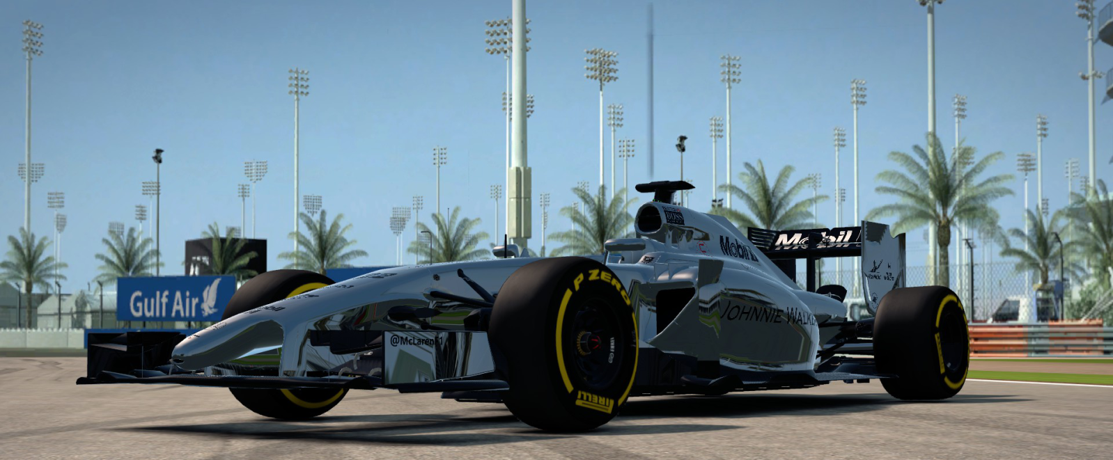 F1 2014 迈凯轮车队皮肤高清化+反光强化+真实商标MOD