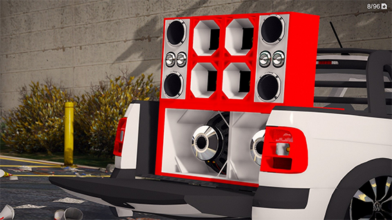 侠盗猎车5 大众saveiro g6载音响打碟车mod