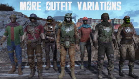 辐射4 更多装备变化 More Outfit Variations V1 2 Mod V1 2 下载 3dm Mod站