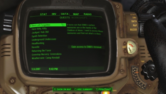 Fallout 4 How To Skip Dima Memories