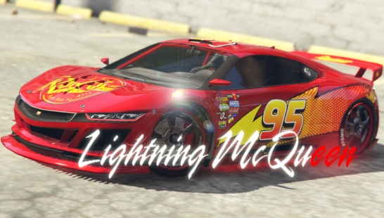  Lightning McQueen Skin for Dinka Jester