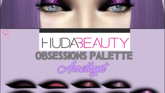 HudaBeauty Obsessions Palette _ Amethyst 眼影