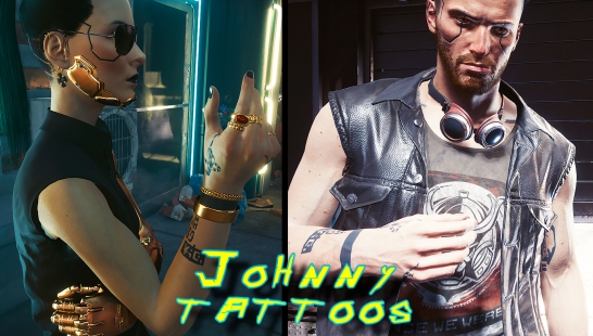 玩家的 Johnny 纹身