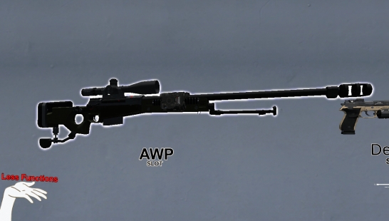 AW50替换隐藏武器20发栓狙AWM