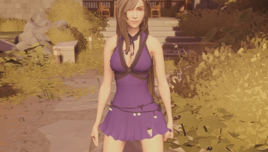 Tifa 紫色连衣裙 Mod