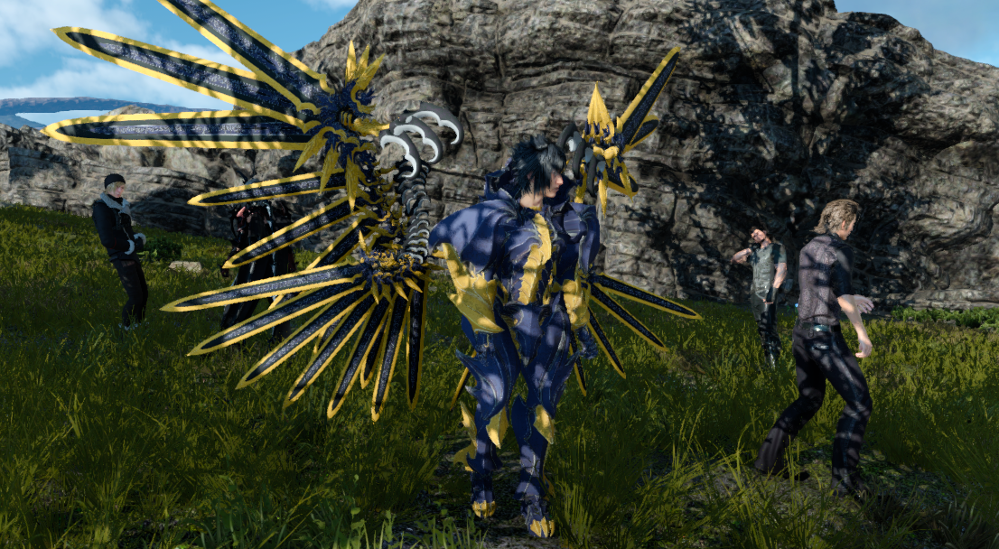 最终幻想15 服装 bahamut (noctis outfit) 截图