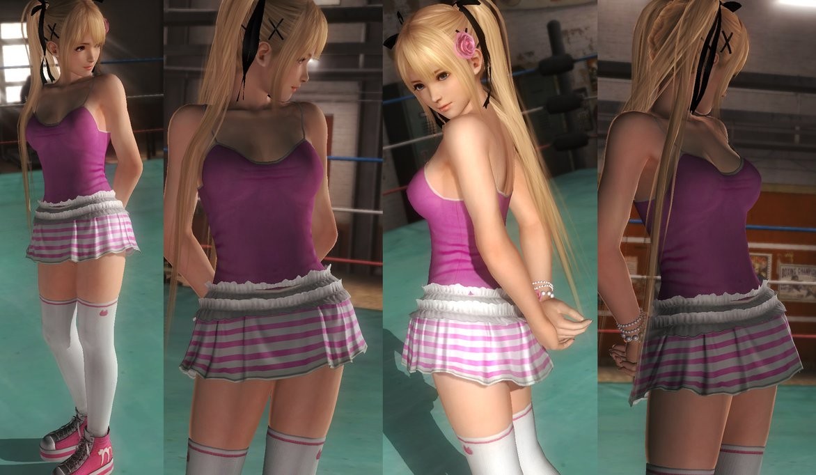 死或生5 通用服装 marie pink shirt 截图