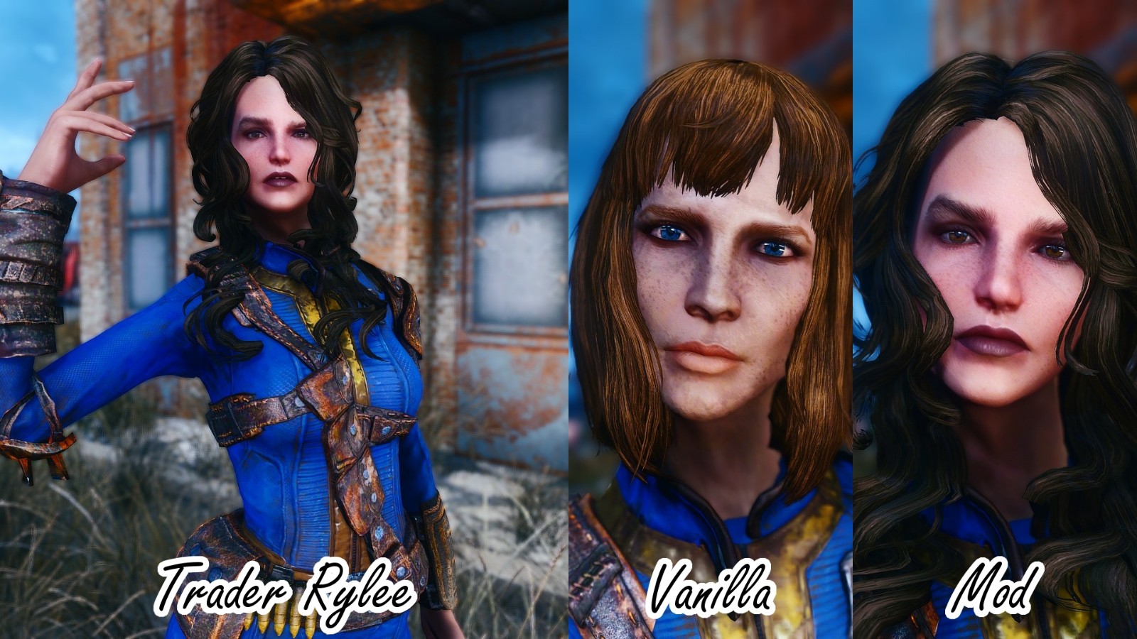 Fallout 4 wasteland heroines replacer all in one фото 9