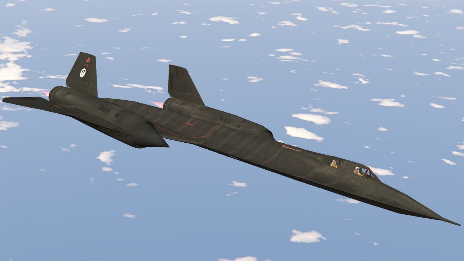 sr71a黑鸟世界上最快的喷气式飞机