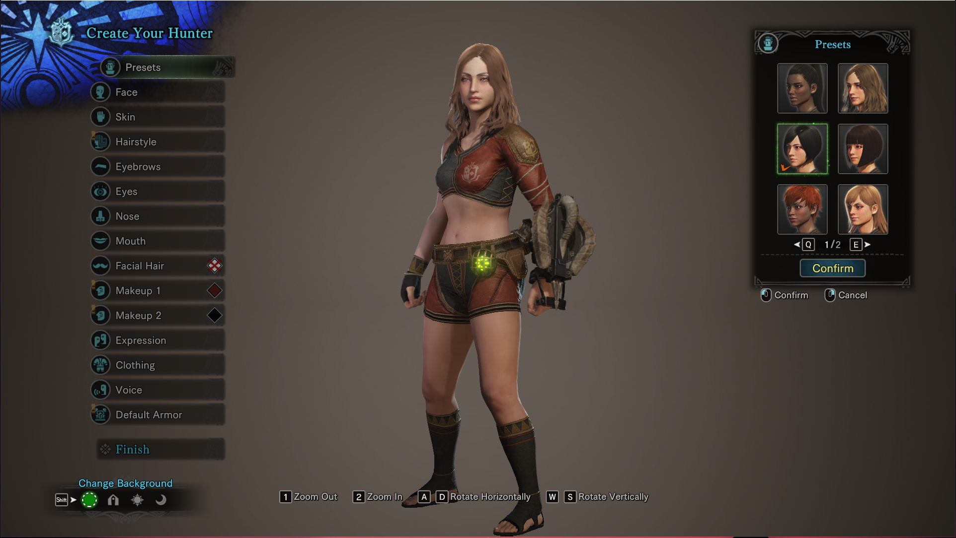 女性角色预设下载 V1 0 1版本 怪物猎人 世界mod下载 3dm Mod站