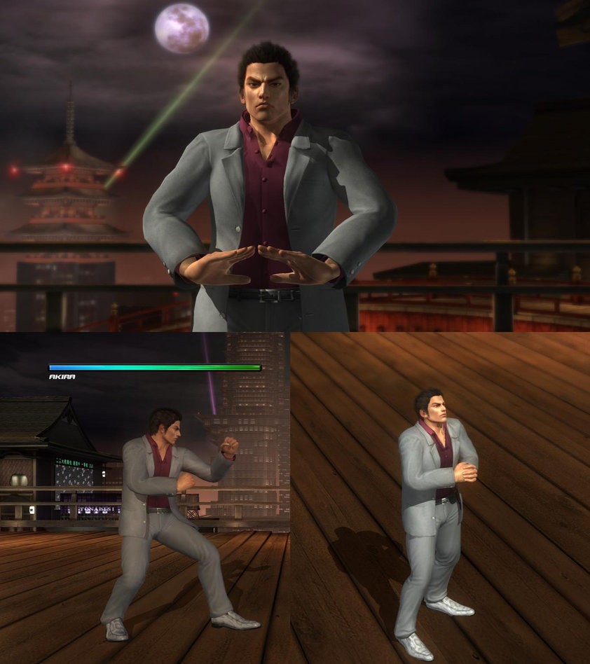 akira as kazuma kiryu