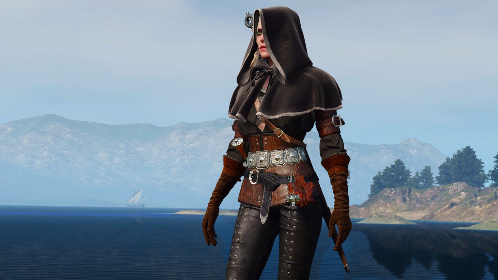 巫师3:狂猎 服装首饰 希里服装重新着色 截图