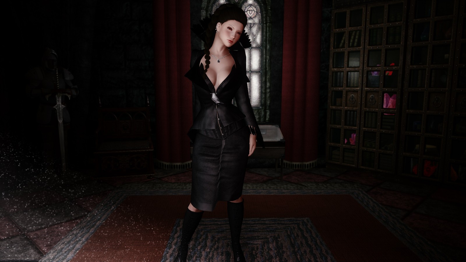 Kozakowy的黑色紧身胸衣连衣裙 Sse Cbbe Bodyslide下载 V1 0版本 上古卷轴5 重置版mod下载 3dm Mod站
