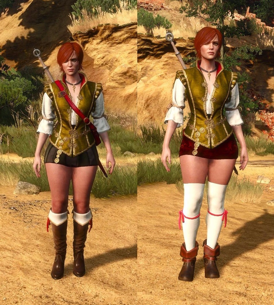 巫师3:狂猎 服装首饰 沙尼短裙 截图