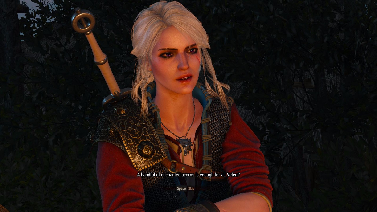 巫师3:狂猎 服装首饰 ciri geralt yennefer不同的眼睛颜色 截图