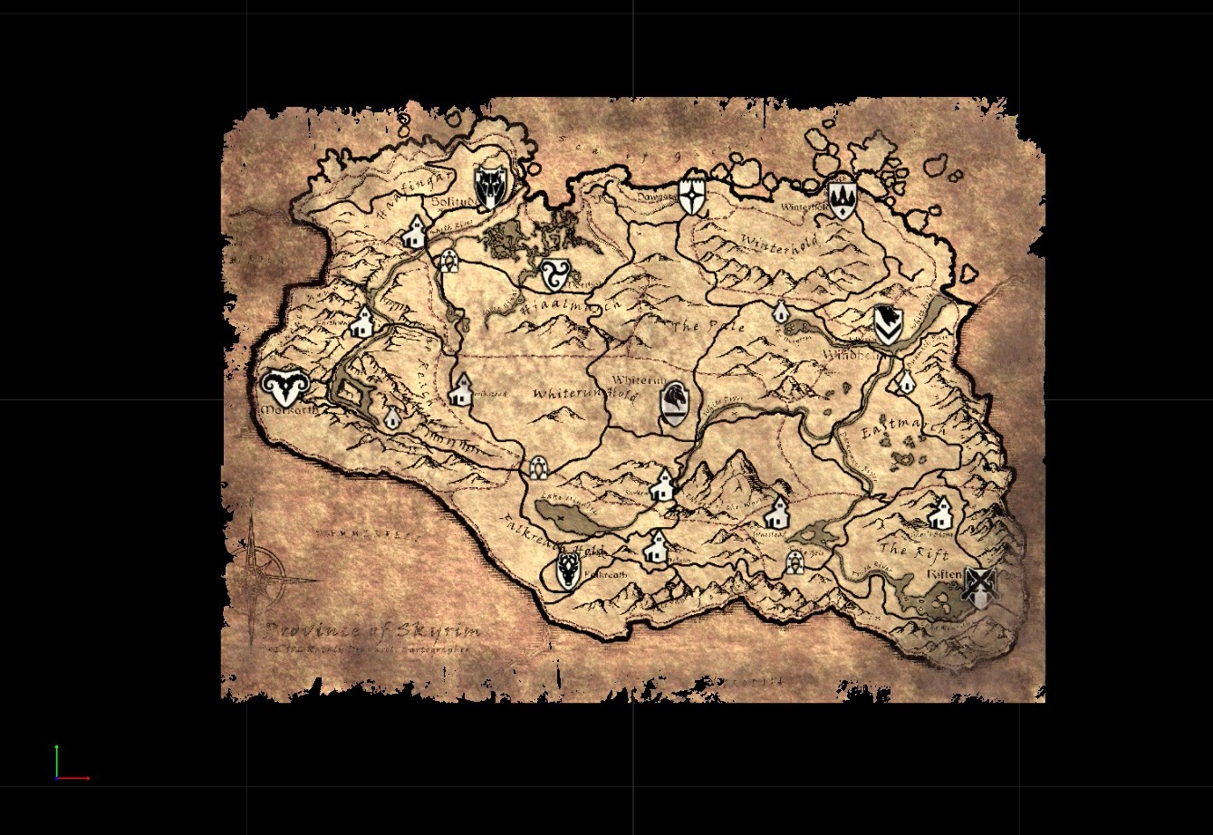 上古卷轴5:重置版 杂项整合 总部战斗地图 -  2k 截图