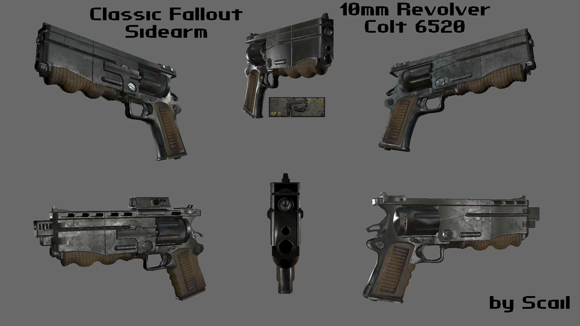 10毫米左轮手枪柯尔特6520下载_V1.0版本_辐射4 Mod下载-3DM MOD站