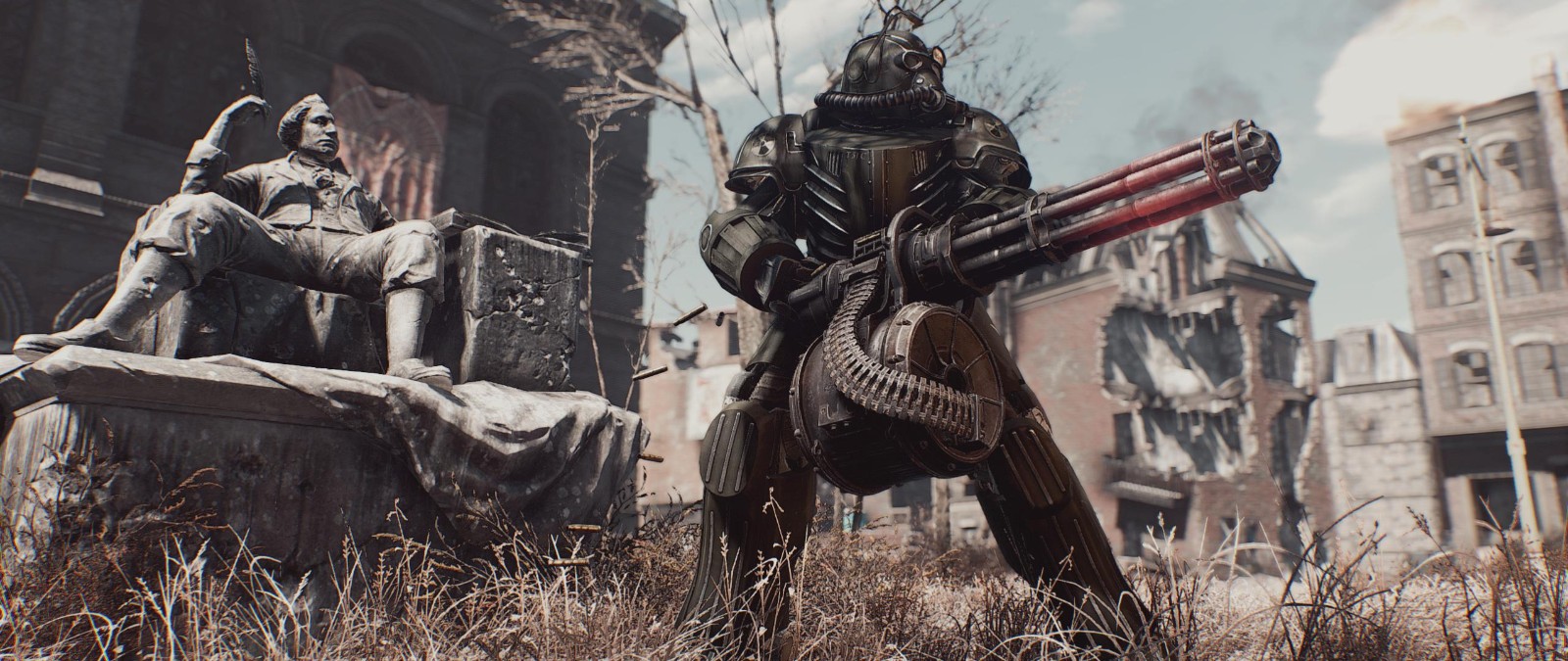 辐射4 载具装甲 t51c airforce power armor 截图