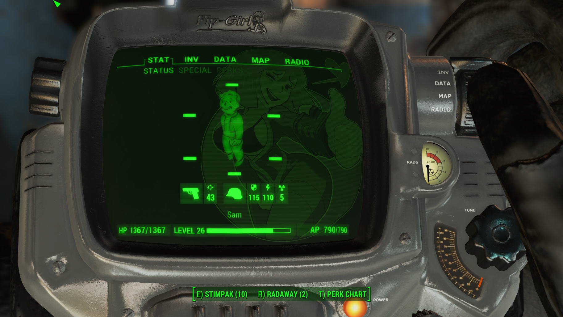 Fallout 4 vault girl pipboy фото 14