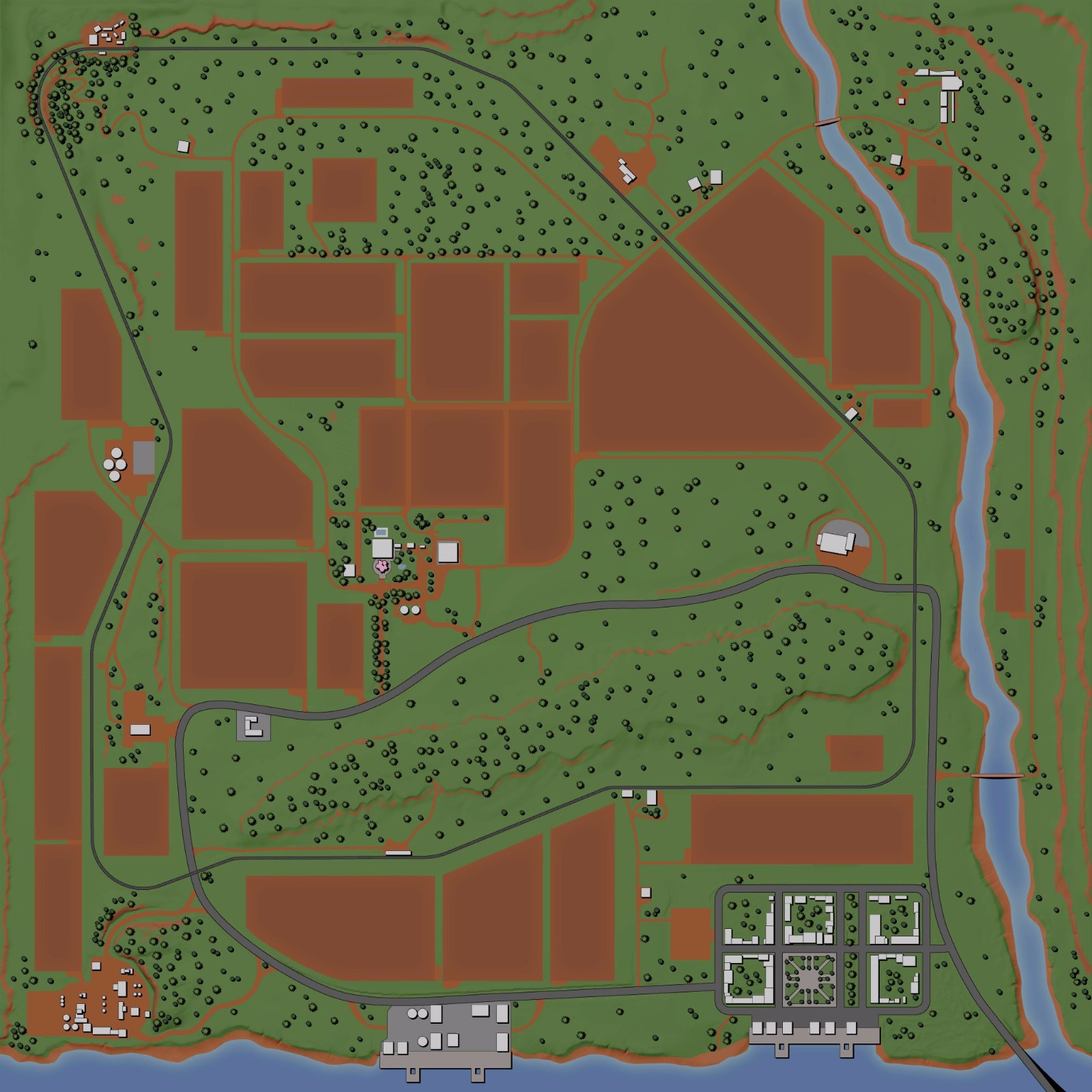 模拟农场20老外地图图片