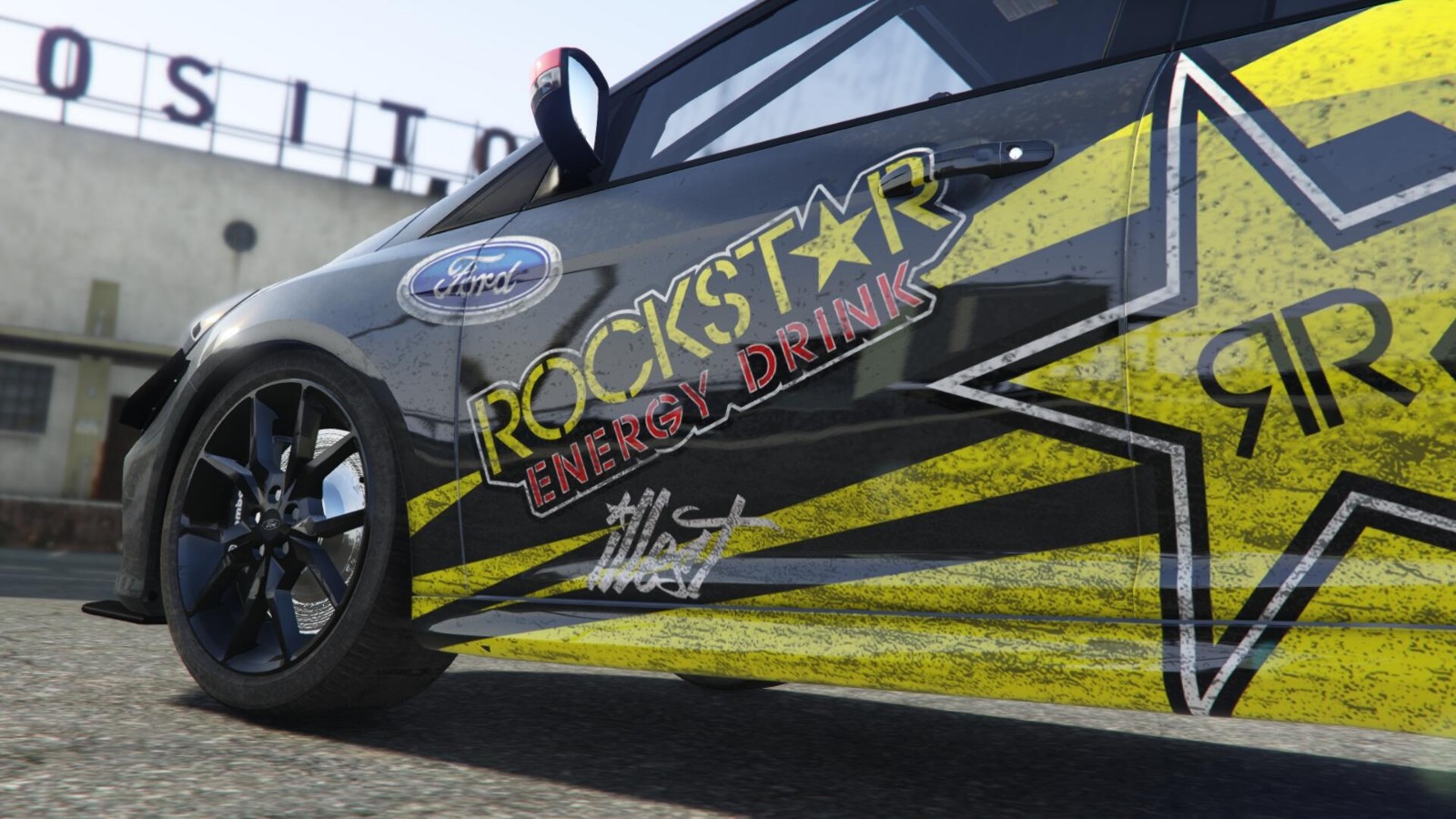 俠盜獵車手系列 福特福克斯rs rockstar能量飲料 mod v1.0 下載- 3dm 