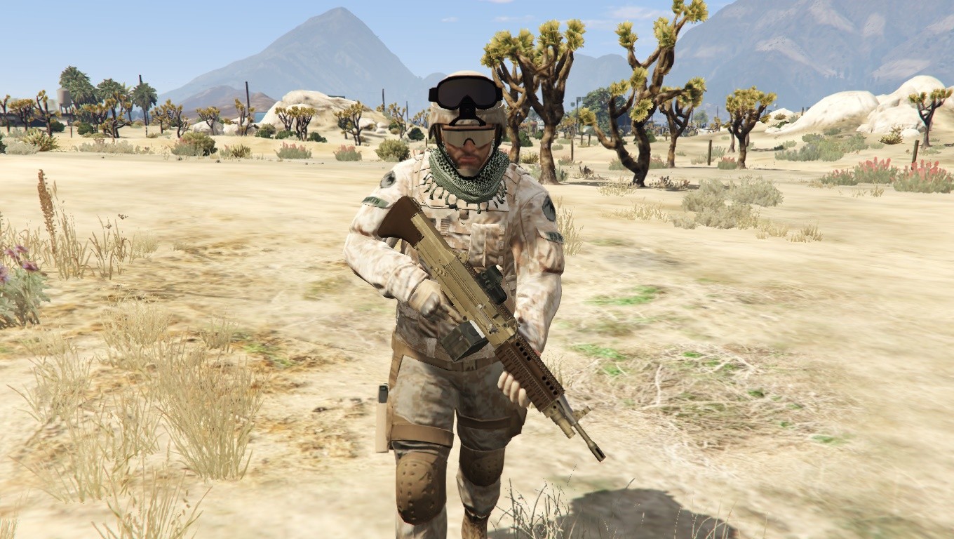 新的美国海洋marpat沙漠迷彩