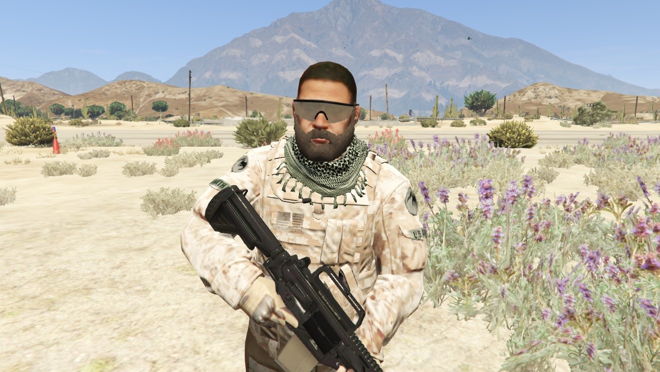 新的美国海洋marpat沙漠迷彩