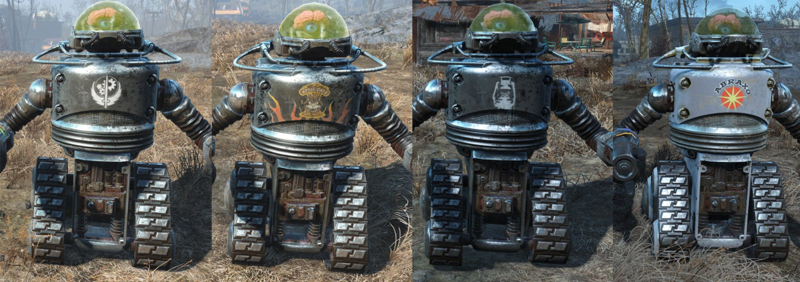 fully upgraded automatrons appearing as unarmed