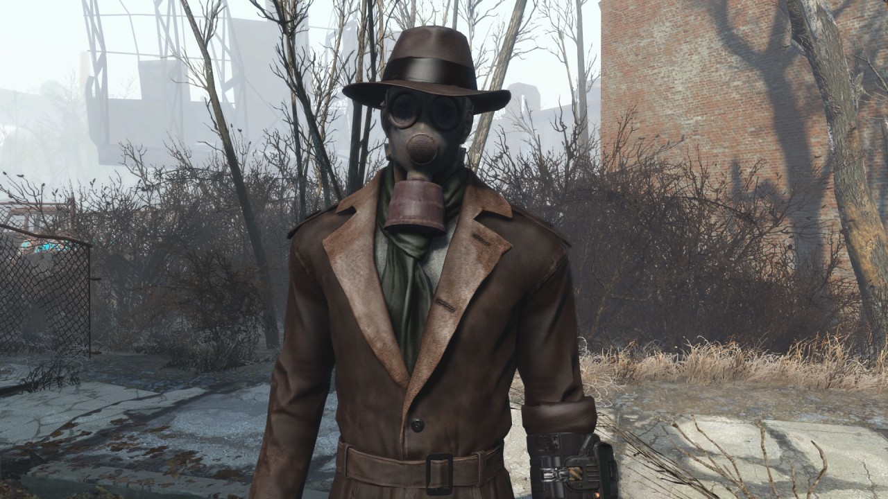 辐射4 人物美化 4k银色风衣装备retexture 截图