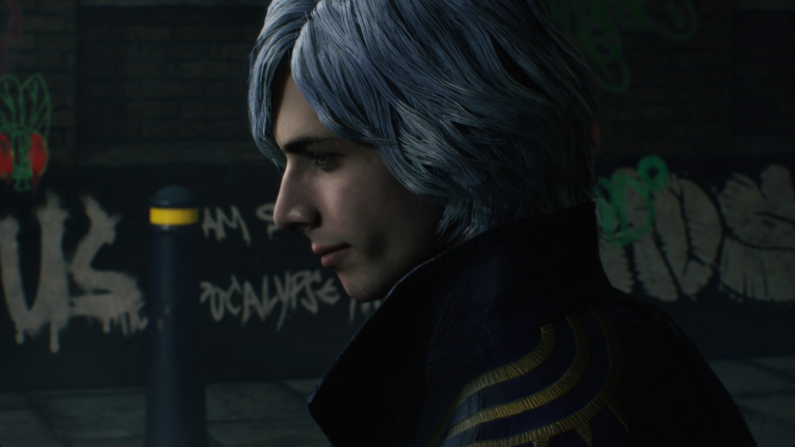 鬼泣5 角色服装 v的永久白发 截图