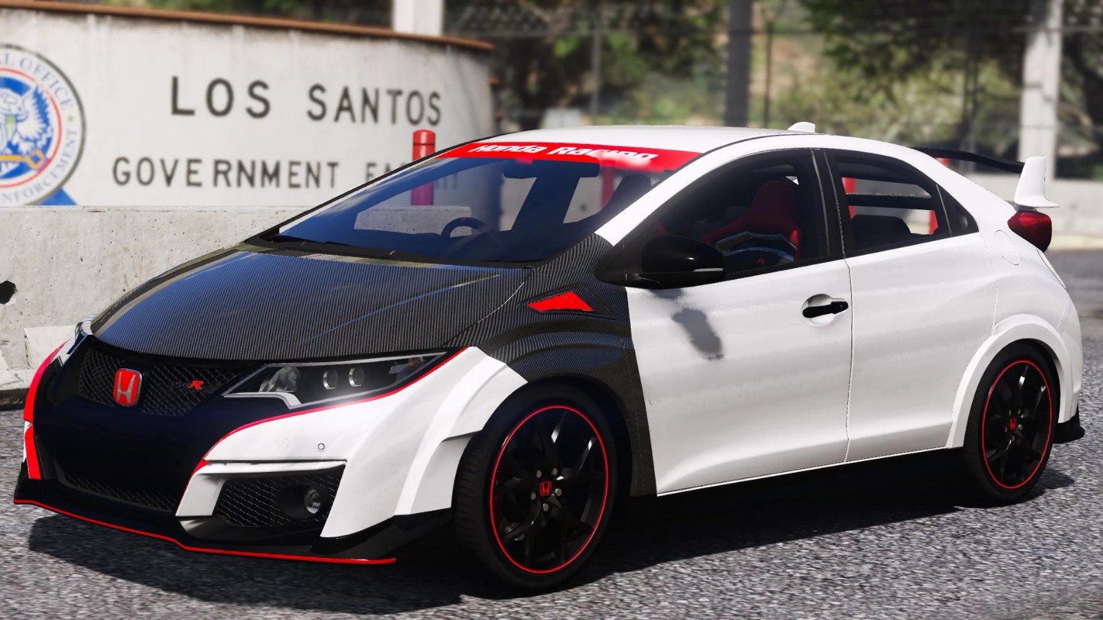 Honda Civic Type R（FK2）碳纤维零件下载_V1.0版本_侠盗猎车手5 Mod下载3DM MOD站