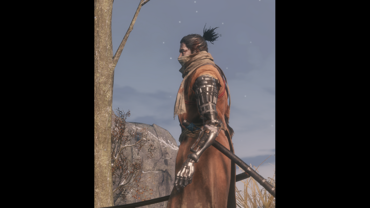 只狼:影逝二度 清潔默認sekiro-facemask-所有金屬修復手臂 mod v1.