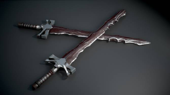 汉化n网一把高材质极其帅气的单手剑thescarletvengeance猩红的复仇