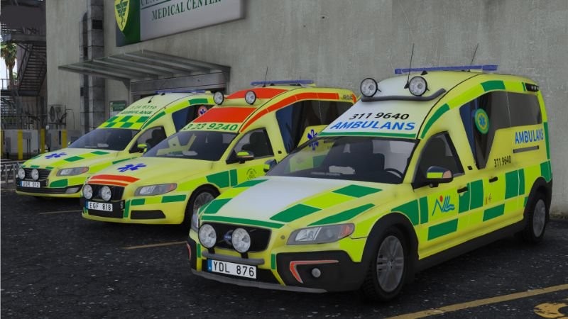 瑞典尼尔森救护车打包