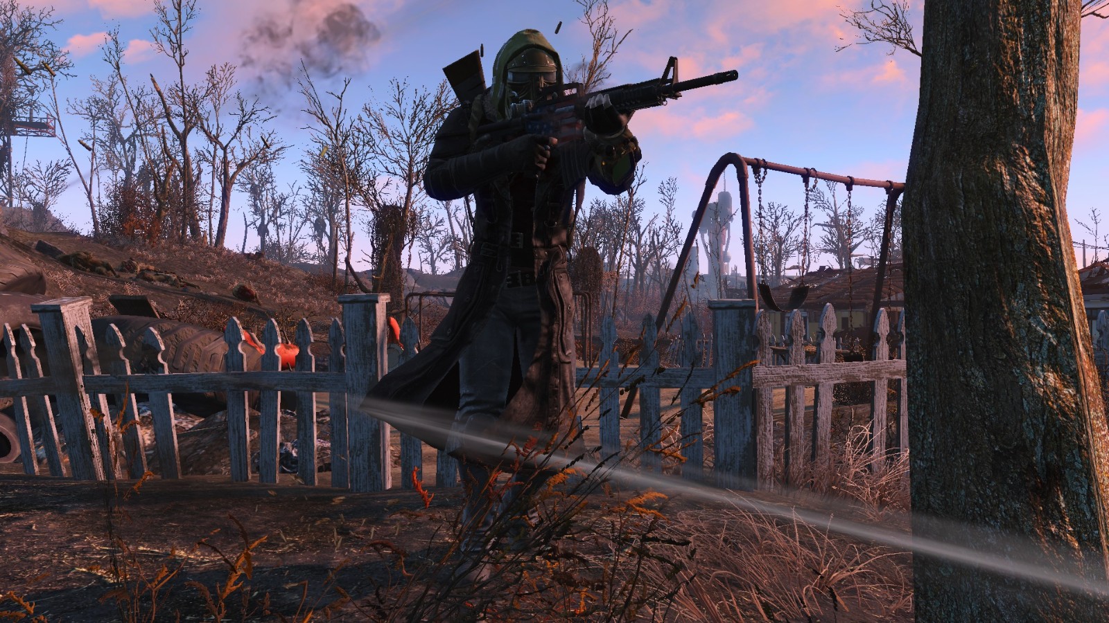 辐射4 人物美化 风衣 截图