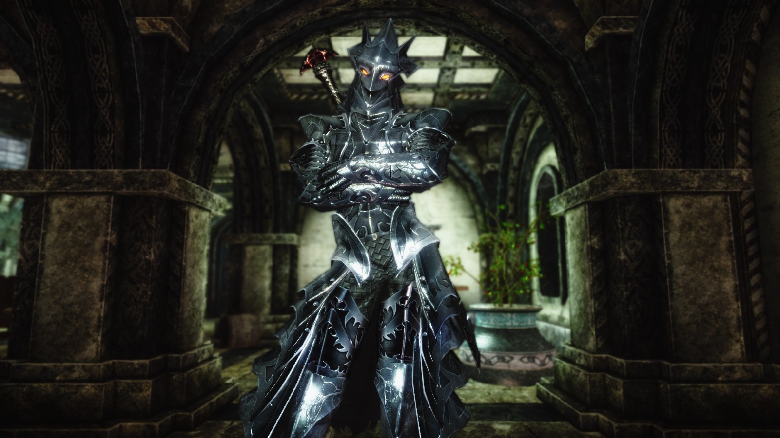 上古卷轴5:天际 服装护甲 knight of throns armor  荊棘騎士甲系列