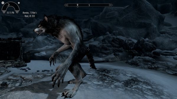 上古卷轴5:天际 主角美化 狼人改造 截图