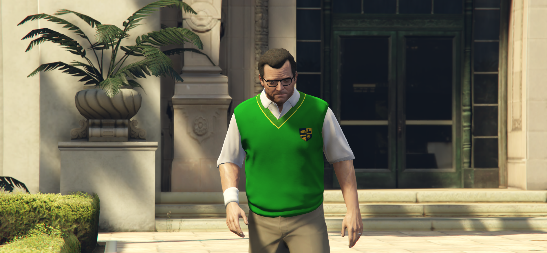 bullyse书呆子和迈克尔的学生服