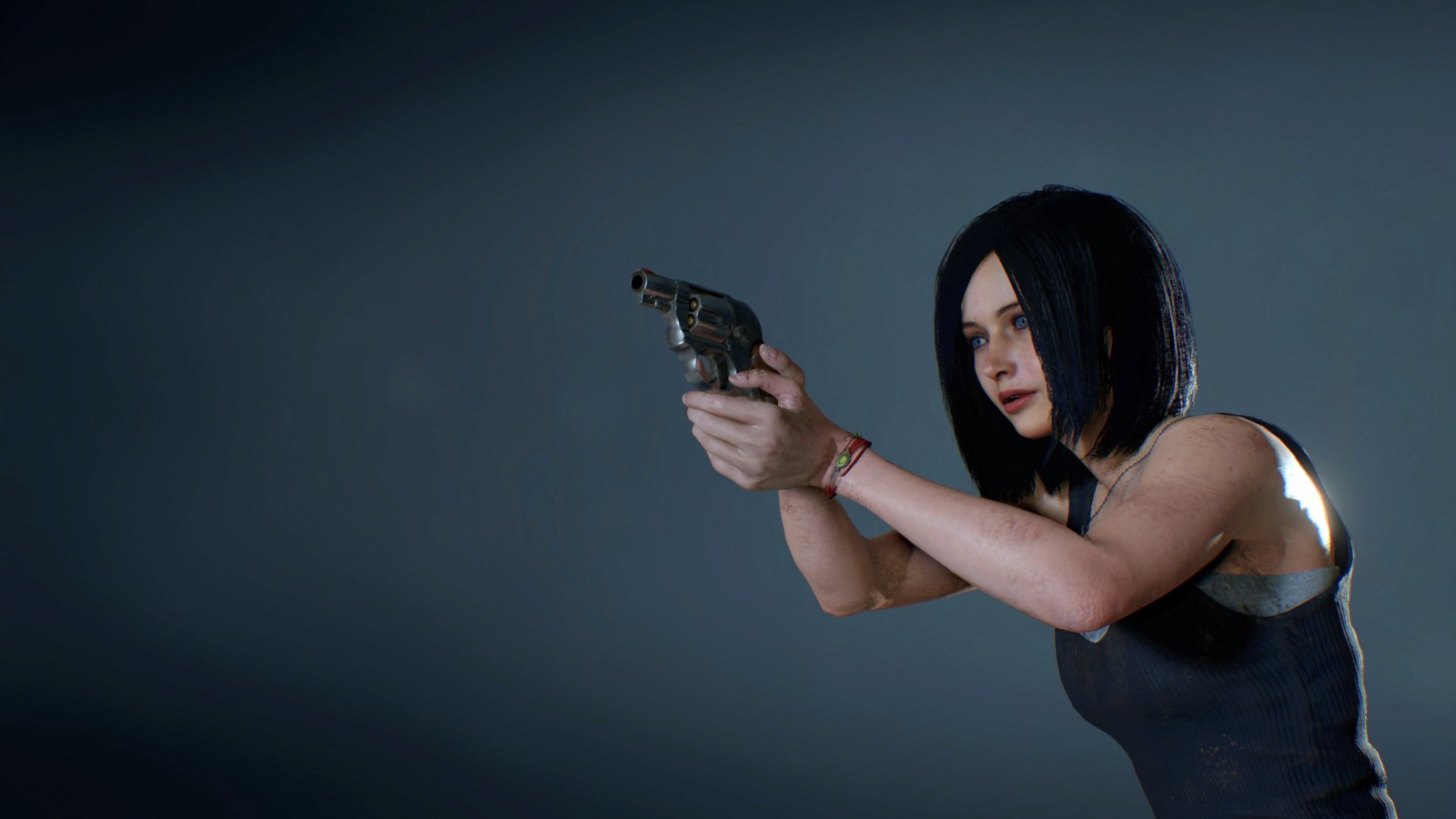 生化危机2:重制版 服装武器 长头发的克莱尔 截图