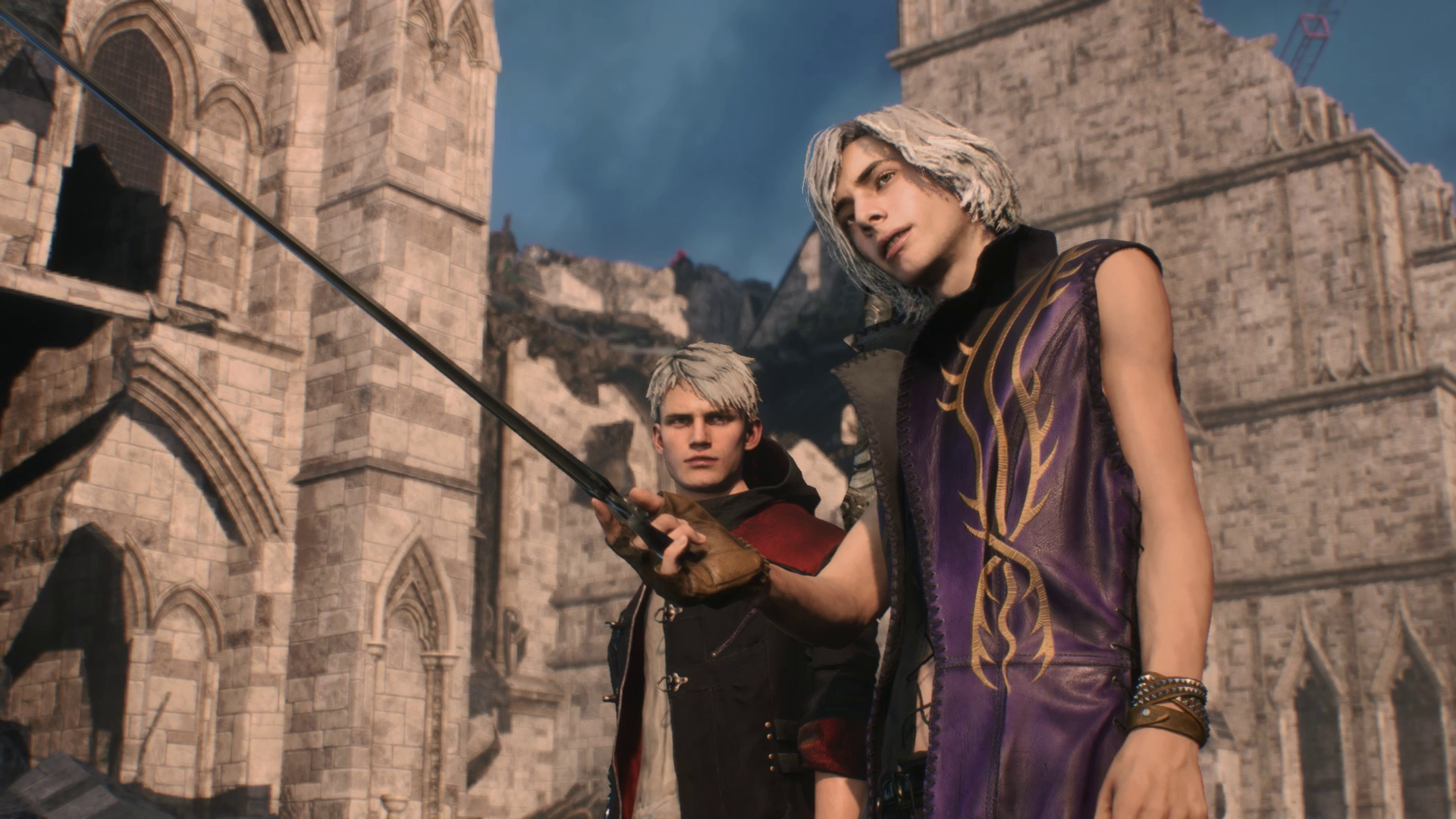 dmc尼禄,但丁和v